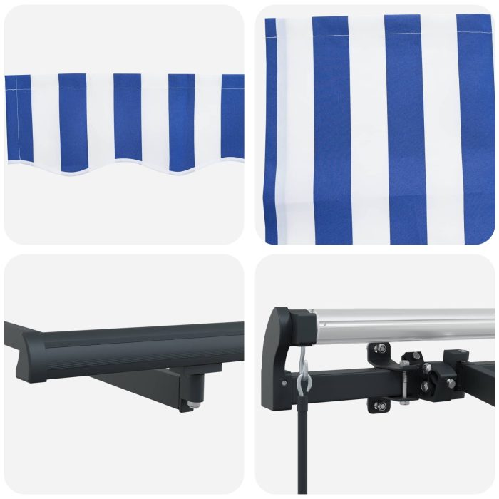 Novaro Behúzható napellenző Kék 350 x 200 cm szövet - Image 7