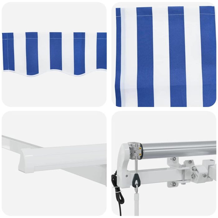 Novaro Behúzható napellenző Kék 350 x 200 cm szövet - Image 8