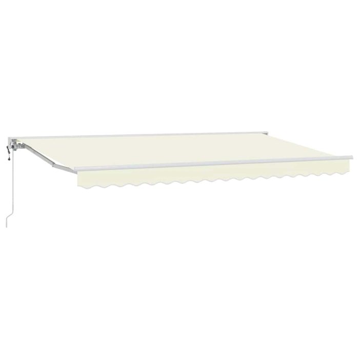Novaro Napernyő keret Krémszínű 350 x 200 cm Poliészter PU bevonattal - Image 2