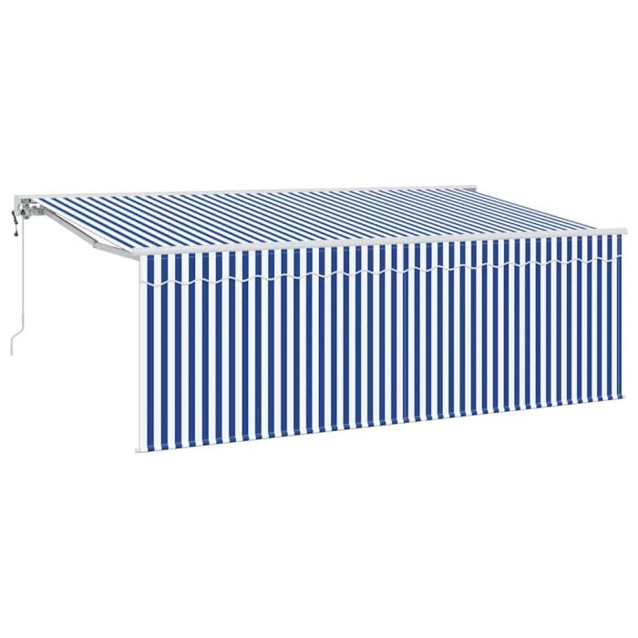 Novaro Behúzható napellenző Kék 350 x 200 cm szövet - Image 2