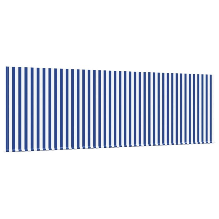 Novaro Behúzható napellenző Kék és Fehér 350 x 200 cm - Image 5