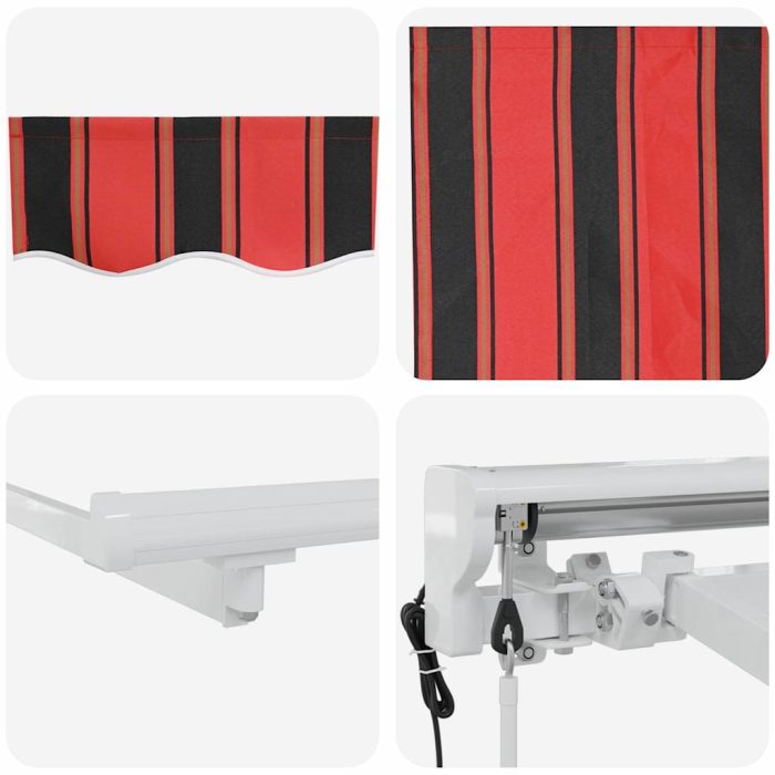 Novaro Napernyő keret Narancs és Fekete 350 x 200 cm - Image 8