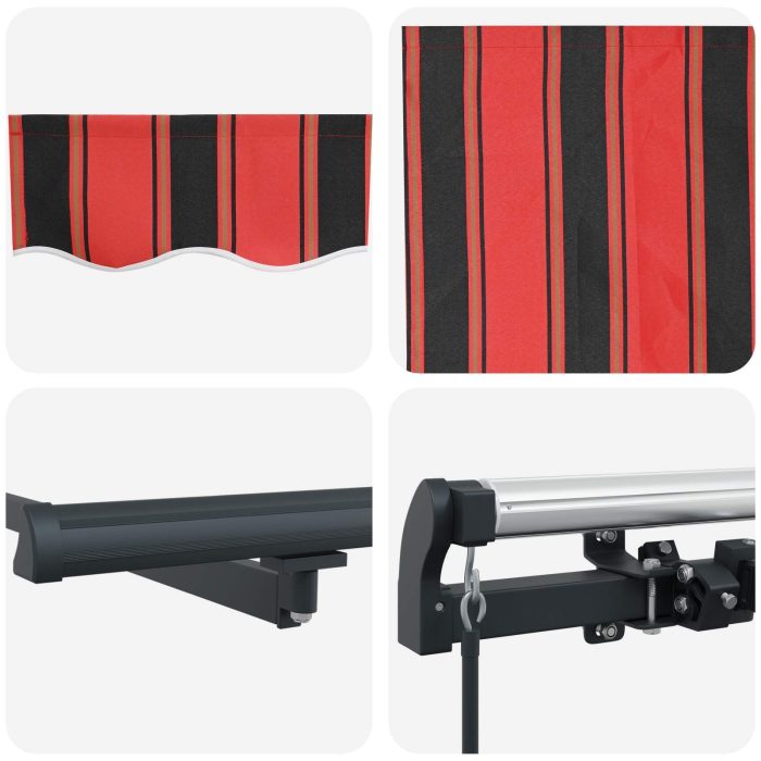 Novaro Behúzható napellenző Narancssárga 350 x 200 cm szövet - Image 7