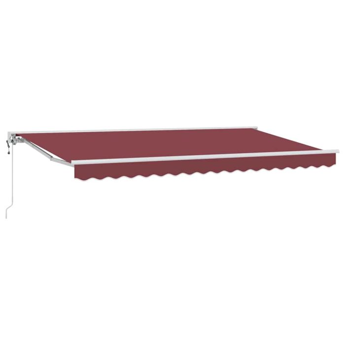 Novaro Napernyő keret Burgundi 350 x 200 cm Poliészter PU bevonattal - Image 2