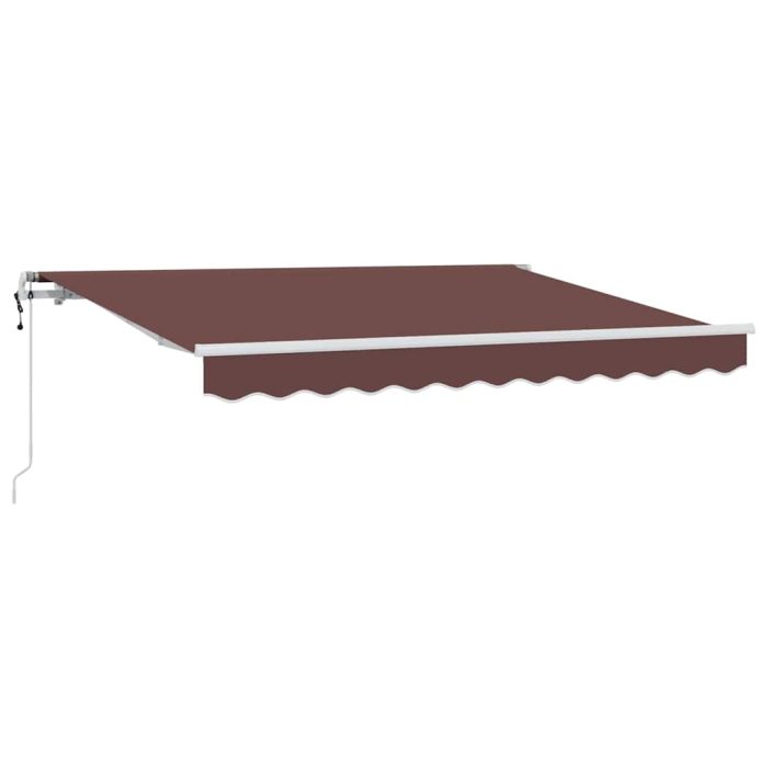 Novaro Behúzható napellenző Barna 350 x 200 cm szövet - Image 2