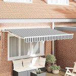 Novaro Napernyő keret Antracit és Fehér 350 x 200 cm