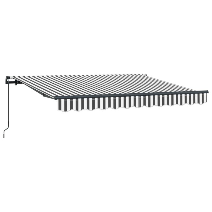 Novaro Behúzható napellenző Antracit 350 x 200 cm szövet - Image 2