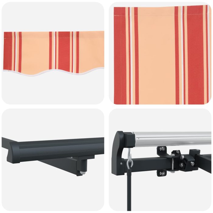 Novaro Behúzható napellenző Sárga 350 x 200 cm szövet - Image 8