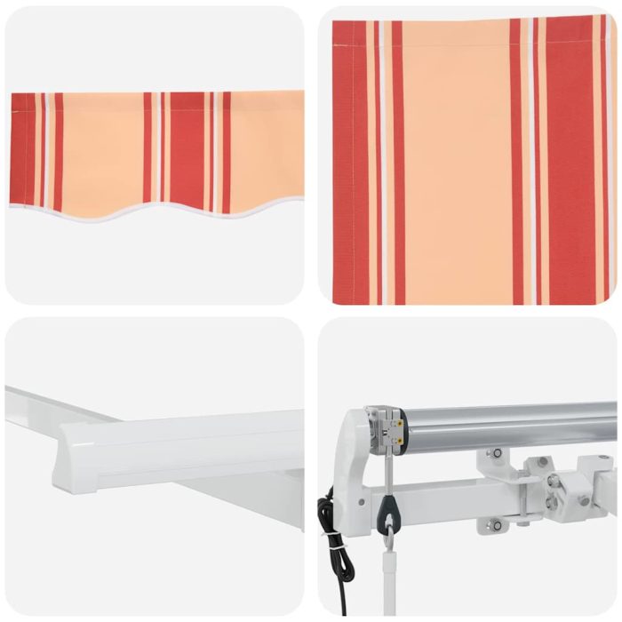 Novaro Behúzható napellenző Sárga 350 x 200 cm szövet - Image 8