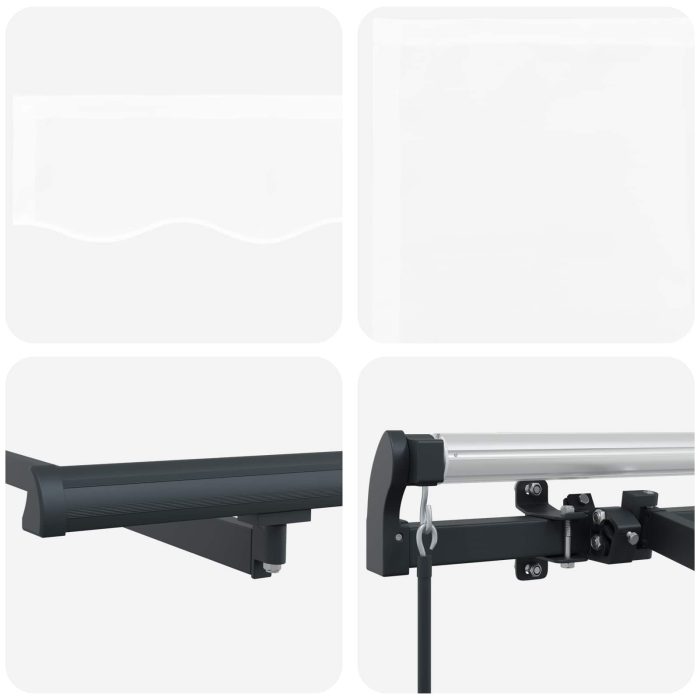 Novaro Behúzható napellenző Fehér 350 x 200 cm szövet - Image 7