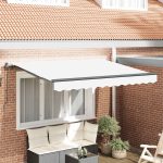 Novaro Behúzható napellenző Fehér 350 x 200 cm szövet