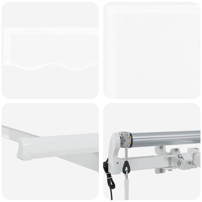 Novaro Behúzható napellenző Fehér 350 x 200 cm szövet - Image 8