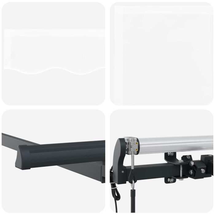Novaro Behúzható napellenző Fehér 350 x 200 cm szövet - Image 8