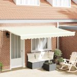 Novaro Behúzható napellenző Krém 400 x 200 cm szövet
