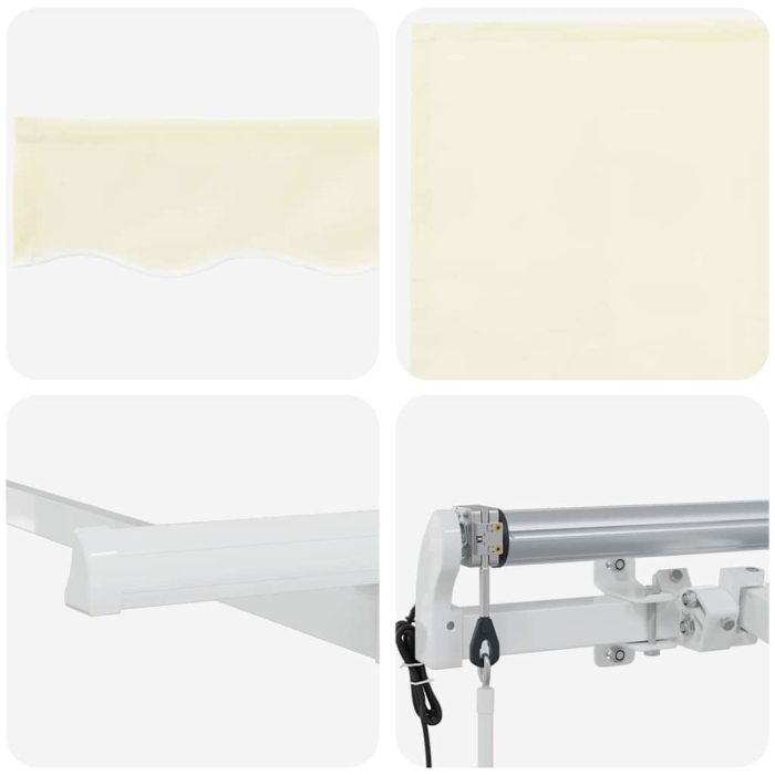 Novaro Behúzható napellenző Krém 400 x 200 cm szövet - Image 8