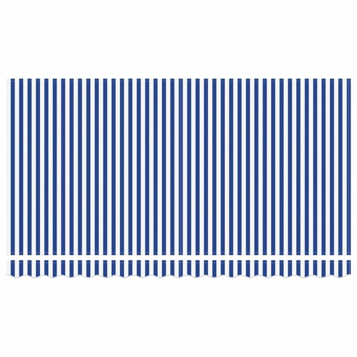 Novaro Behúzható napellenző Kék és Fehér 400 x 200 cm - Image 7