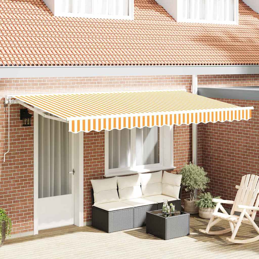 Novaro Napernyő keret Sárga és Fehér 400 x 200 cm