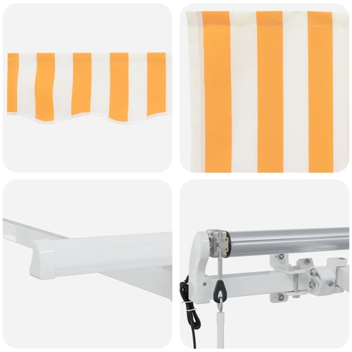 Novaro Behúzható napellenző Sárga 400 x 200 cm szövet - Image 8