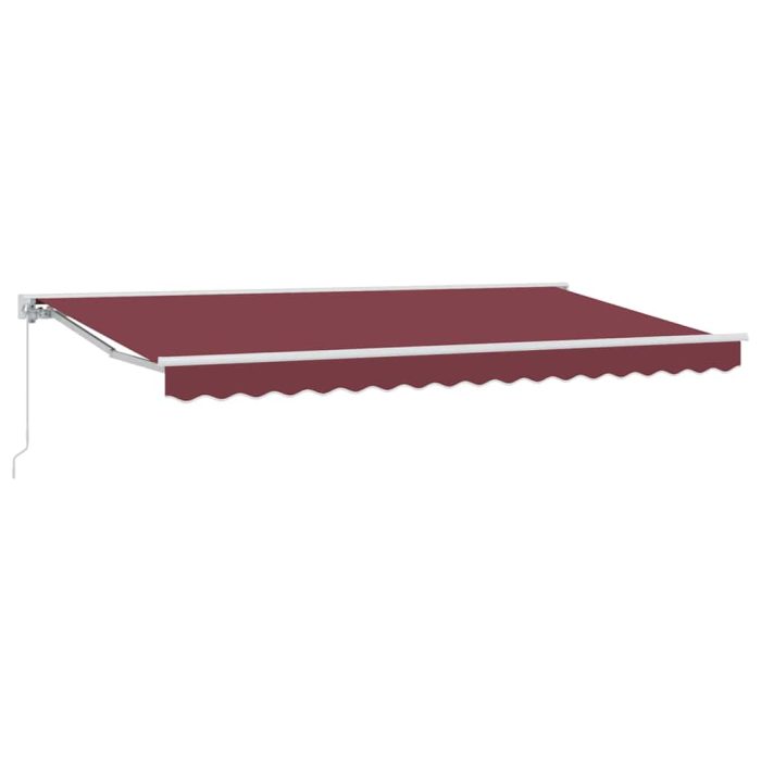 Novaro Napernyő keret Burgundi 400 x 200 cm Poliészter PU bevonattal - Image 2