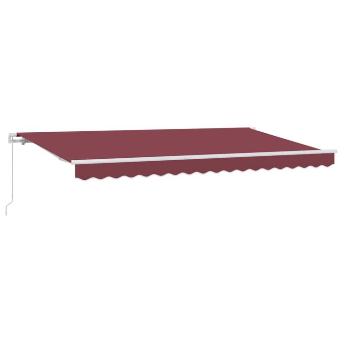 Novaro Behúzható napellenző Burgundi 400 x 200 cm szövet - Image 2