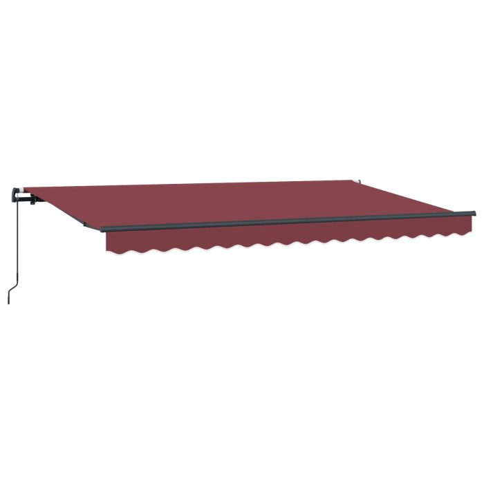 Novaro Behúzható napellenző Burgundi 400 x 200 cm szövet - Image 2