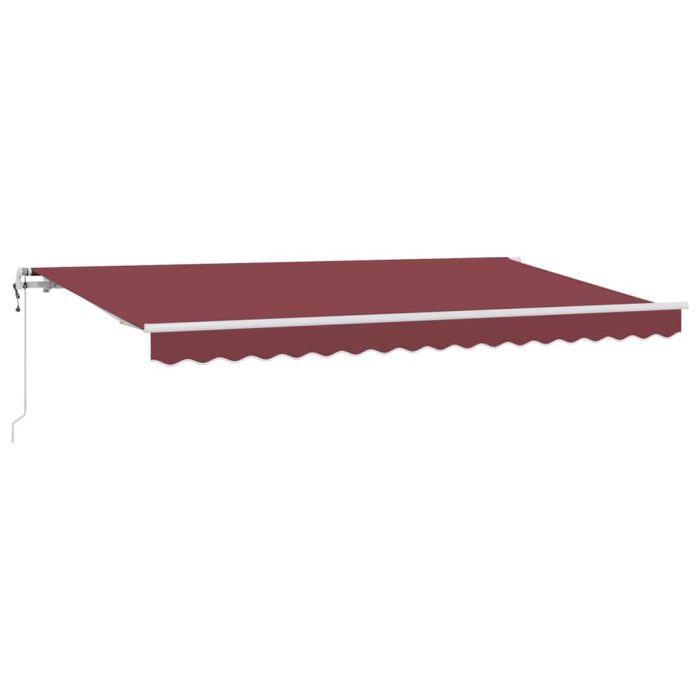 Novaro Behúzható napellenző Burgundi 400 x 200 cm szövet - Image 2