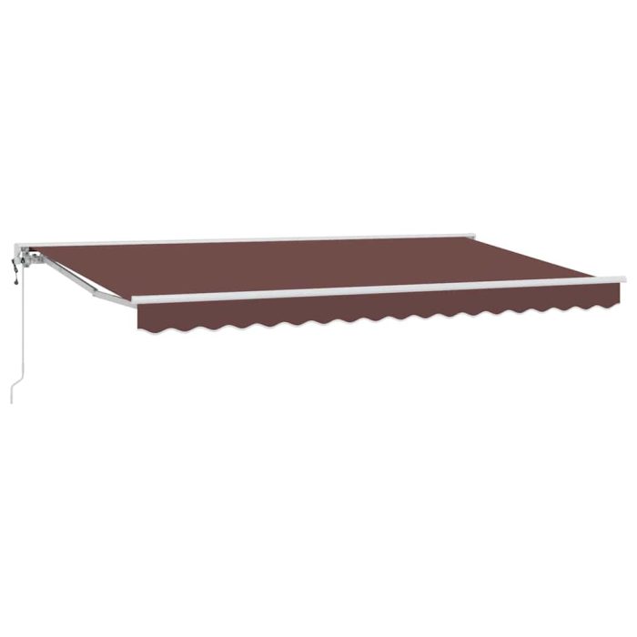 Novaro Napernyő keret Barna 400 x 200 cm Poliészter PU bevonattal - Image 2