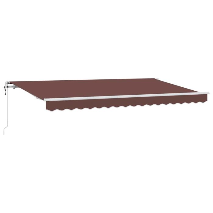 Novaro Behúzható napellenző Barna 400 x 200 cm szövet - Image 2