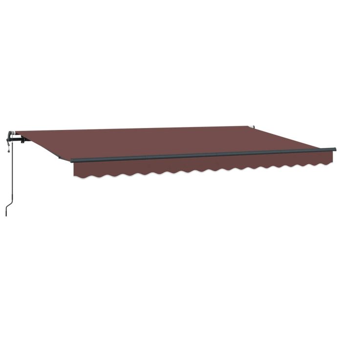 Novaro Behúzható napellenző Barna 400 x 200 cm szövet - Image 2