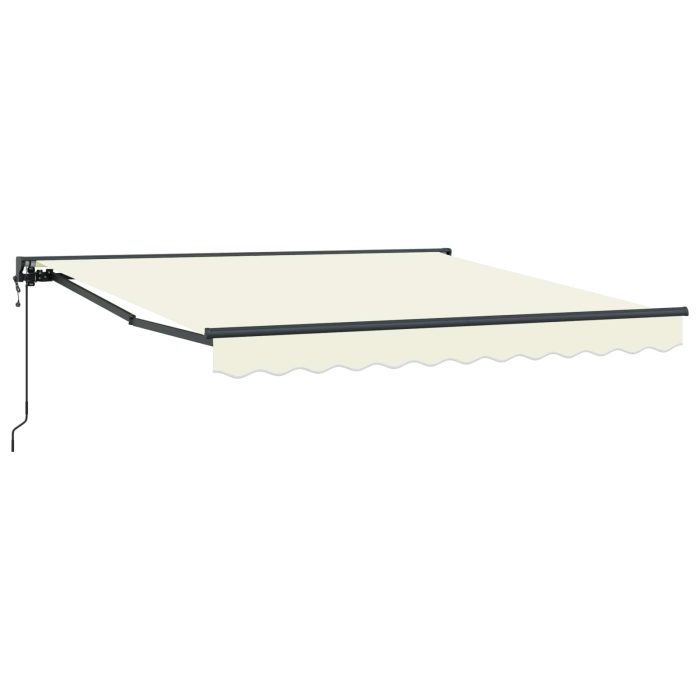 Novaro Napernyő keret Krémszínű 300 x 250 cm Poliészter PU bevonattal - Image 2