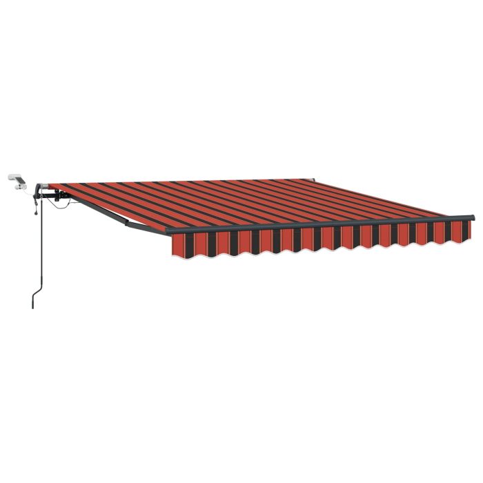 Novaro Behúzható napellenző narancssárga és barna 300 x 250 cm - Image 2