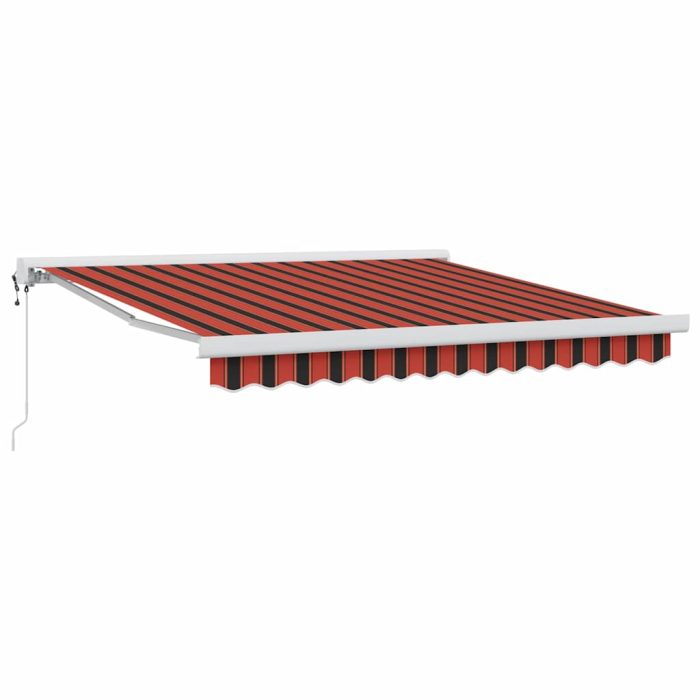 Novaro Behúzható napellenző Narancs és Barna 300 x 250 cm - Image 2
