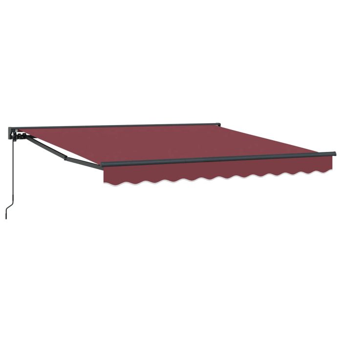 Novaro Napernyő keret Burgundi 300 x 250 cm Poliészter PU bevonattal - Image 2