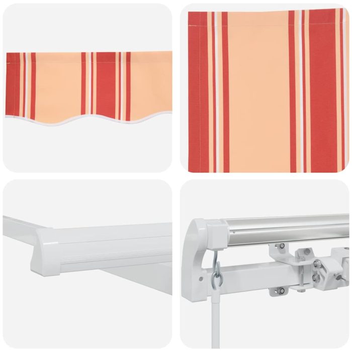 Novaro Behúzható napellenző Sárga és narancs 300 x 250 cm - Image 8