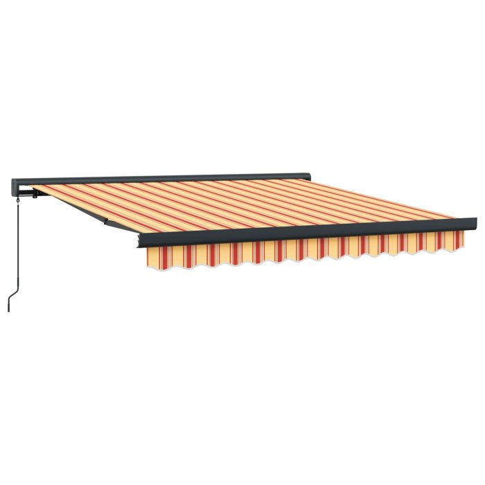 Novaro Behúzható napellenző Sárga és narancs 300 x 250 cm - Image 2