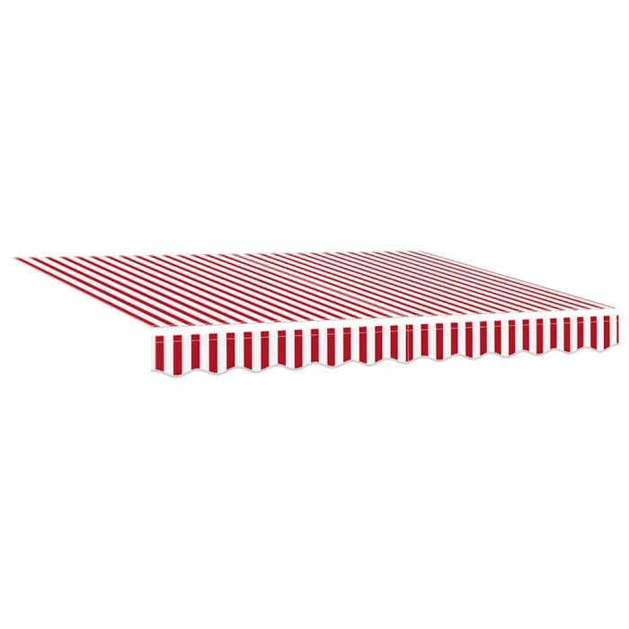 Novaro Behúzható napellenző Piros és Fehér 300 x 250 cm - Image 5