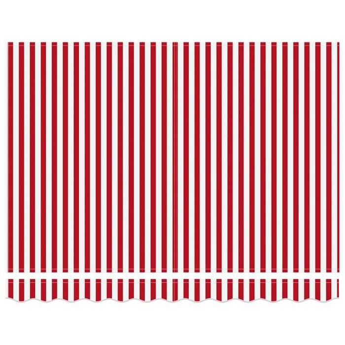 Novaro Behúzható napellenző Piros és Fehér 300 x 250 cm - Image 7