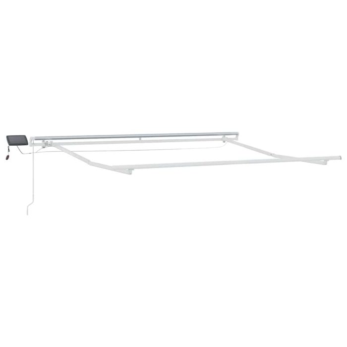 Novaro Behúzható napellenző Piros és Fehér 300 x 250 cm - Image 5