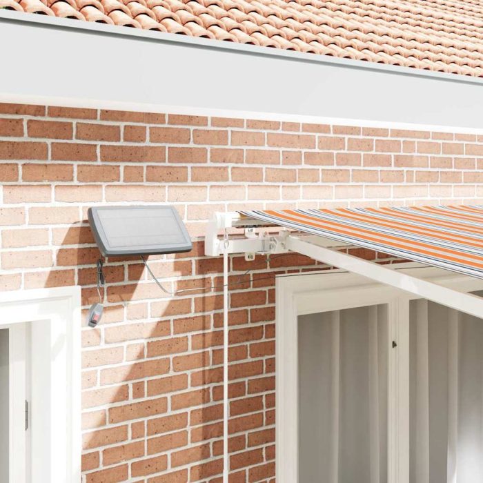Novaro Behúzható napellenző Sokszínű 300 x 250 cm Szövet és Alumínium - Image 4