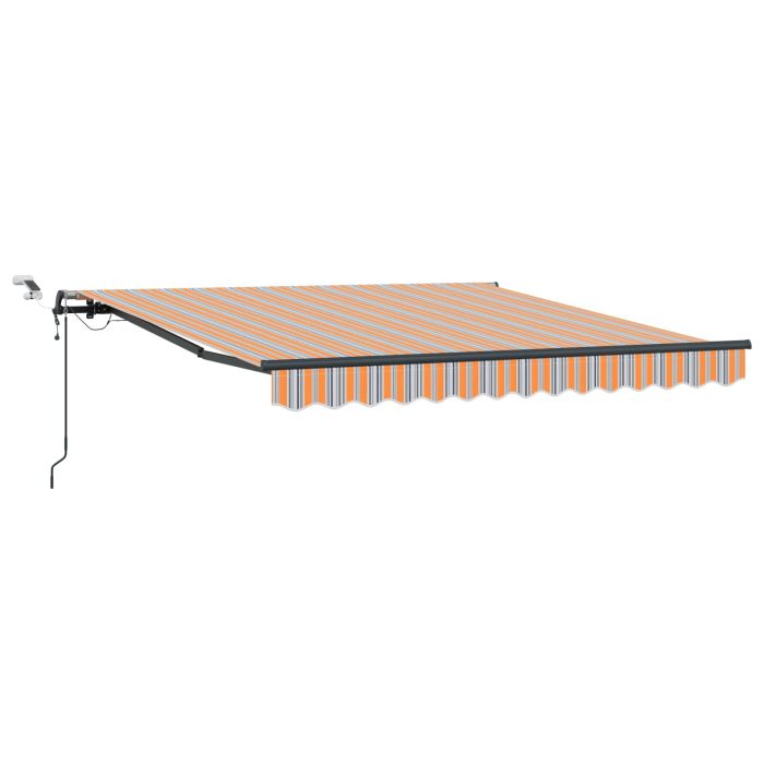 Novaro Behúzható napellenző Sokszínű 300 x 250 cm Poliészter - Image 2
