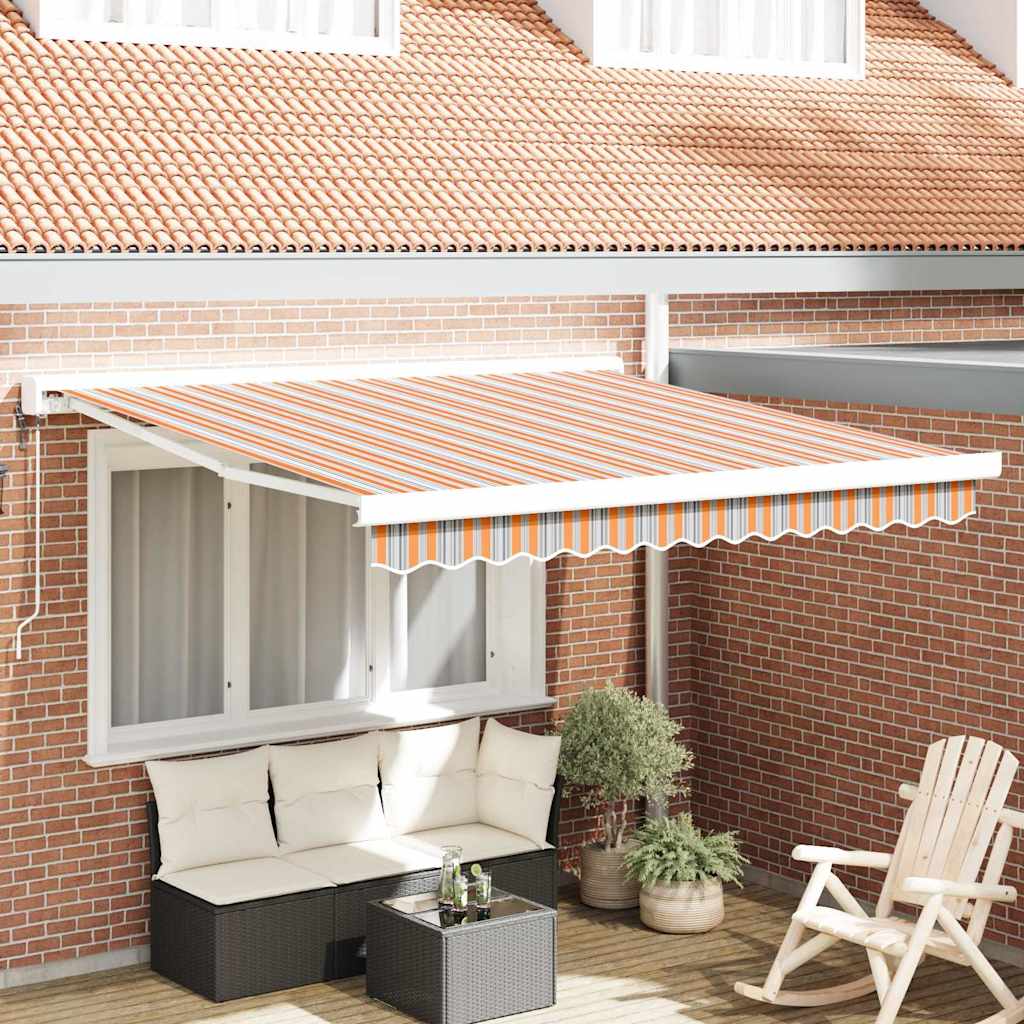 Novaro Behúzható napellenző Sokszínű 300 x 250 x 165 cm Szövet és Fém