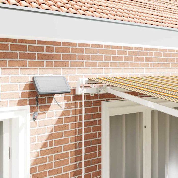 Novaro Behúzható napellenző Sokszínű 300 x 250 cm Szövet és Alumínium - Image 4