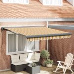 Novaro Behúzható napellenző Sokszínű 300 x 250 x 165 cm Szövet és Fém