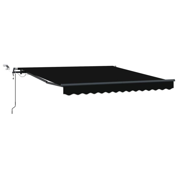 Novaro Behúzható napellenző Fekete 300 x 250 cm Poliészter - Image 2