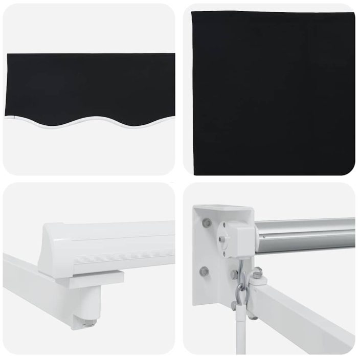 Novaro Behúzható napellenző Fekete 300 x 250 x 165 cm - Image 8