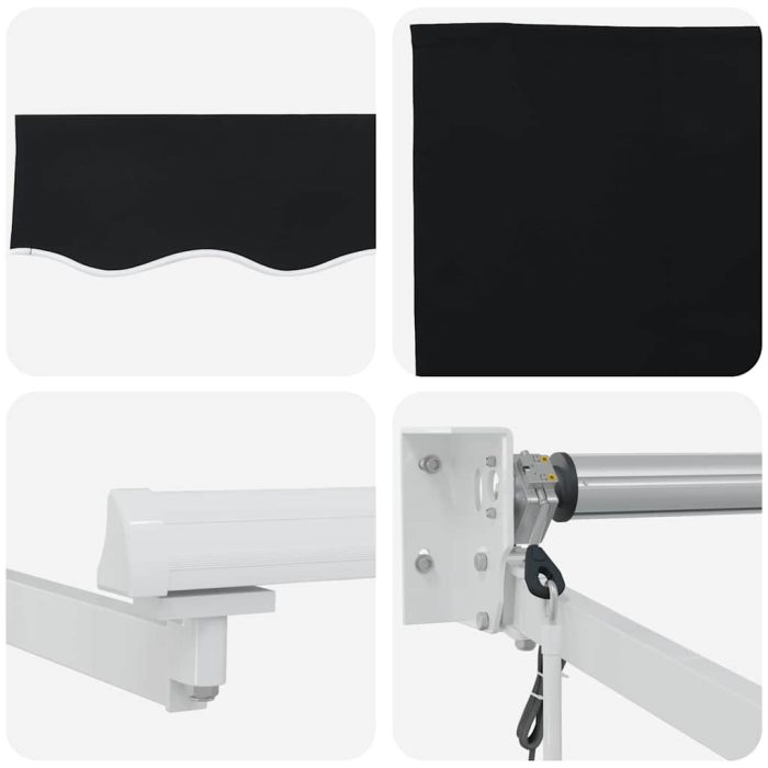 Novaro Behúzható napellenző Fekete 300 x 250 x 165 cm - Image 8