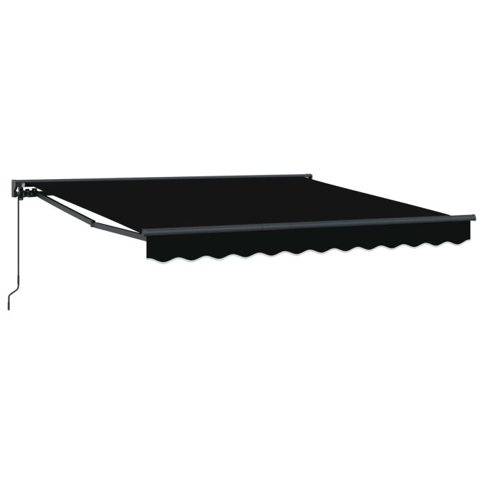 Novaro Napernyő keret Fekete 300 x 250 cm Poliészter PU bevonattal - Image 2