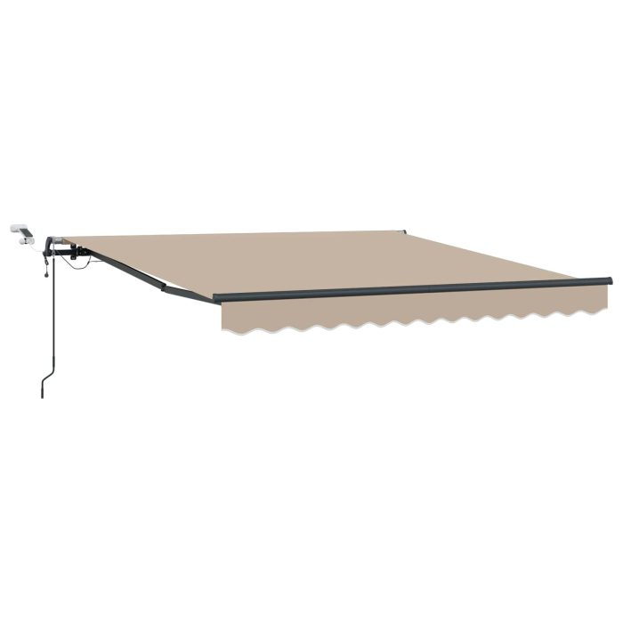 Novaro Behúzható napellenző Bézs 300 x 250 cm Poliészter - Image 2
