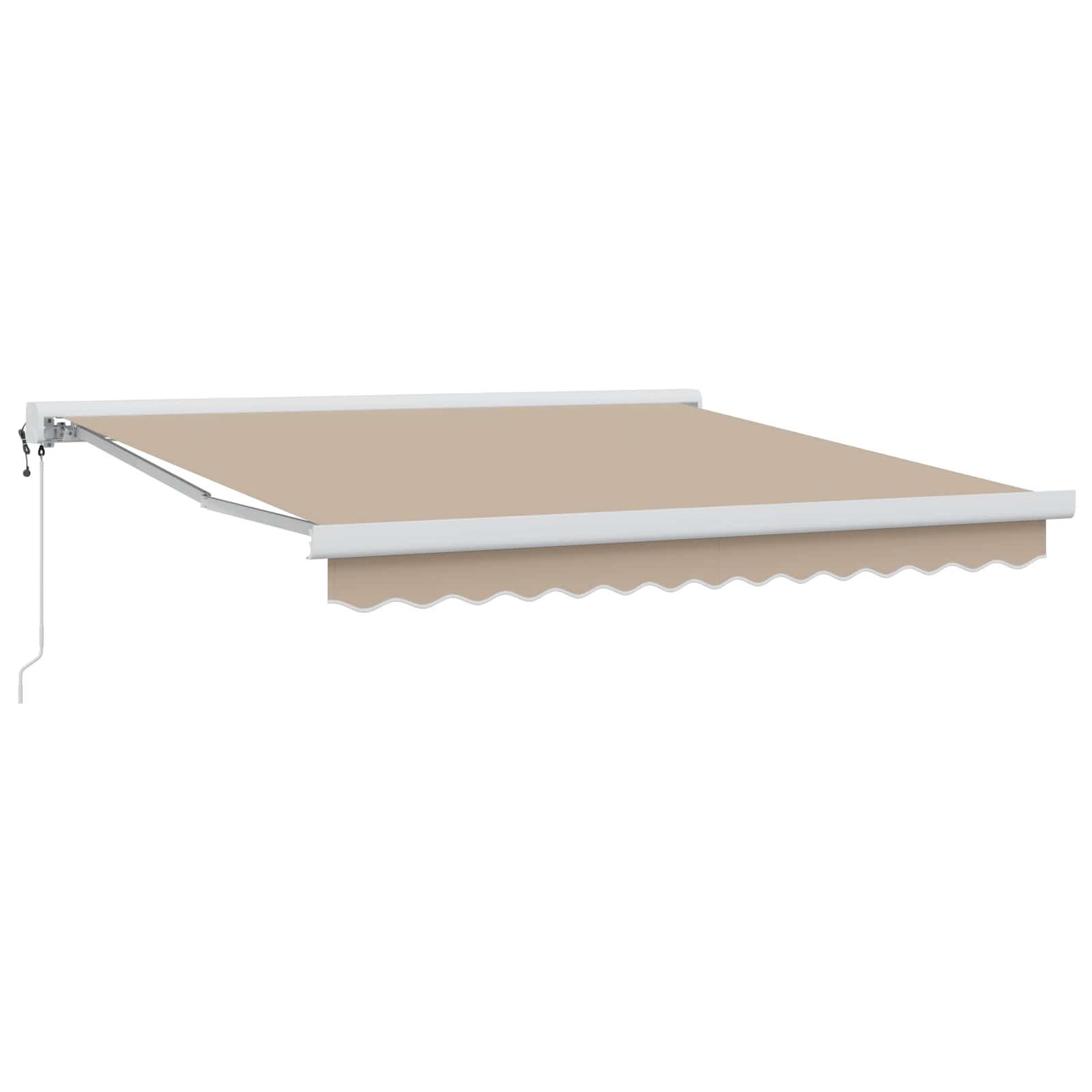 Novaro Behúzható napellenző Bézs 300 x 250 x 165 cm Szövet és Fém
