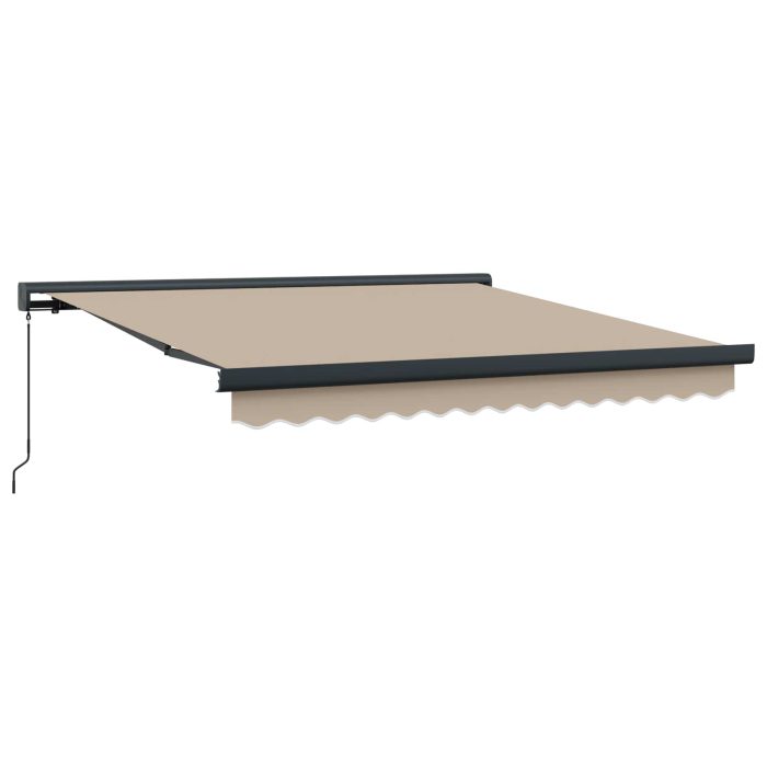 Novaro Behúzható napellenző Bézs 300 x 250 cm Vászon és Alumínium - Image 2